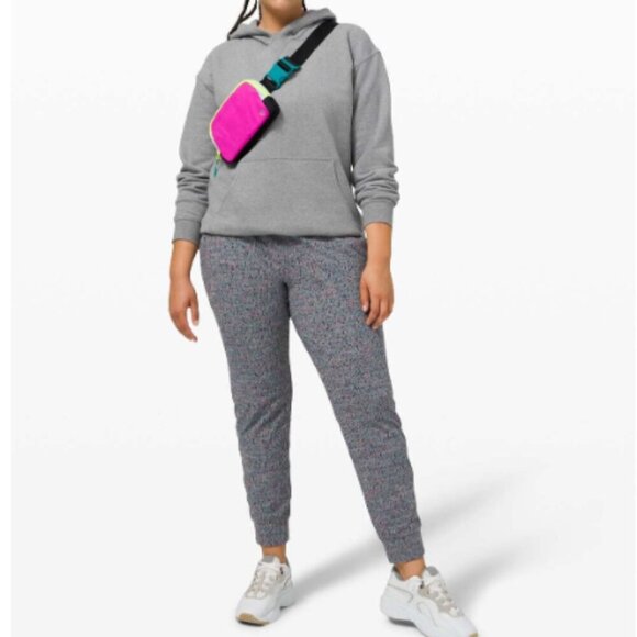 Lululemon Ready to Rulu 7/8 Jogger Neon Tweed Jacquard Battleship Electric EUC - Picture 1 of 14